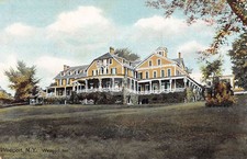 Westport New York Inn Street View Postcard Copy picture