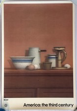 1976 Mobil America The 3rd Century Poster William Bailey Still Life With Eggs picture