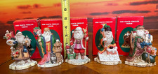 Lot of 5 Vintage Santa's of the Nations in Boxes picture