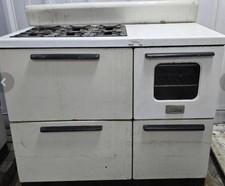 Antique 1945 Boss Kerosene Range Stove Oven Vintage Farmhouse Kitchen picture