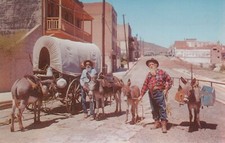 Jerome Arizona High And Mighty Depart Prospectors Vintage Chrome Post Card picture
