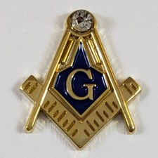 Masonic Square & Compasses Lapel Pin Mason (SCA-2001) Freemason picture