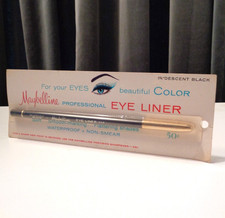 VINTAGE NOS 1970's MAYBELLINE WATERPROOF EYE LINER PENCIL IN IRIDESCENT BLACK picture