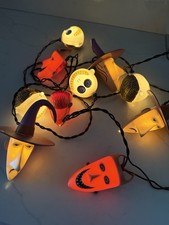 NECA Lock Shock Barrel String Lights Nightmare Before Christmas 10 Ft Halloween picture