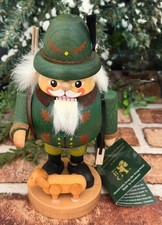 RARE ERZGEBIRGISCHE GERMANY BY RICHARD GLASSER CHUBBY HUNTSMAN NUTCRACKER picture