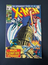 X-Men #64 - 1st Appearance of Sunfire (Marvel, 1970) Fine picture