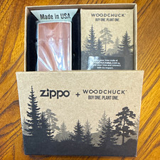 Zippo WOODCHUCK Buy One Plant One Made in USA Collectible Lighter picture