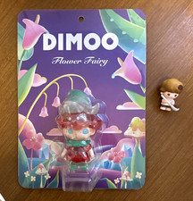 2011 POP MART DIMOO Flower Fairy Figure w/ Original Hang Card + Dimoo Pop Bean picture