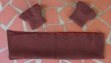 A-2 DULL PURPLE COLORED KNIT SET FOR J. A. DUBOW  FLIGHT JACKETS 100% WOOL   picture