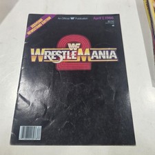 WWF WrestleMania 2 Official Program April 7 1986 Vintage WWE Wrestling picture