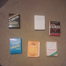 VTG 80s 90s CONDOM Lot Novelty Vending Skin Tight Linger  Gag Gift Collectibles picture
