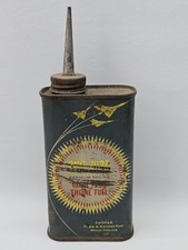 Vintage 1959-63 AMF Wen-Mac Glow Plug Model Airplane Fuel Can 1/2 Pint picture