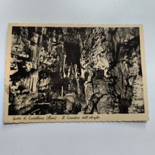 GROTTE DI CASTELLANA BARI IL CORRIDOIO DELL'ANGELO VINTAGE POSTCARD TRAVELLED picture