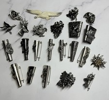 Lot of 23 Vintage German Alpine Trachten Jewelry Pins - Hunting Brooches Hat Cli picture