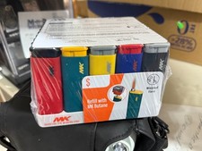 Mk Lighters Butane Several didferent colors GREAT VALUE Lot of 25 picture