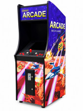 FULL-SIZED Classic Style Upright Arcade with over 60 Retro Games picture