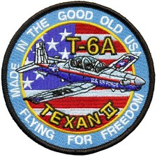 USAF BEECHCRAFT T-6 TEXAN II USA PATCH picture