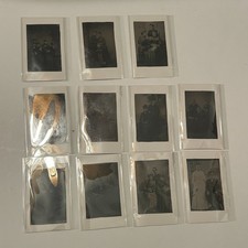 Lot of 11 Antique 19th C 1800s Tintype Photographs Group Photos Women Men Family picture