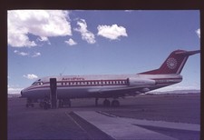 Orig 35mm airline slide Aeroperu F28-1000 OB-R-1019 picture