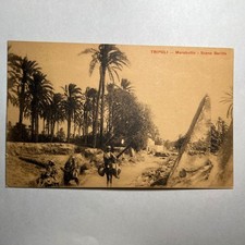 1920s VTG Postcard Scrocchi Tripoli Libya Marabutto Scena Barida Photolithograph picture
