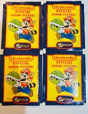 Vintage 1992 Merlin Nintendo Official Album Stickers 4 Pack New Sealed Bundle picture