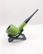 Vintage Venturi Ceramic Tobacco Pipe Green Bowl Black Stem Estate Pipe picture