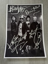 Rare Hand-Signed The Rolling Stones Band Signed Photo - Authentic Autographs picture
