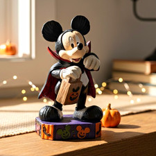 Halloween Disney Mickey Mouse Halloween Vampire Figurine on Decorative Base picture