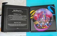 Art of Disney “25 Magical Years” 1996 Walt Disney World 25th Anniversary Plate picture