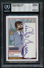 Neil deGrasse Tyson signed autograph Custom Cut Astrophysicist Author Card BAS picture
