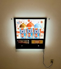 Vintage Rare ICEE Polar Bear Cups Lighted Merchandiser Display Slush 120V picture