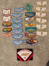 LABOR DAY SALE BSA 25 patches Tu-Cubin Noonie + a neckerchief. 12 unique picture