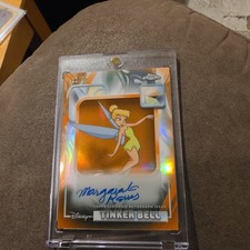 2026 Topps Chrome Disney Margaret Kerry Tinker Bell Auto Orange Refractor #/25 picture