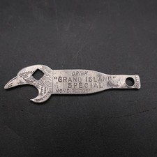 1910s Grand Island Special Beer, Nebraska Eagle Bottle Opener - Pre Pro - RARE picture