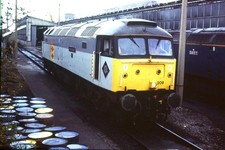 35mm Original Colour Railway Slide Class 47 47209 at Tinsley 29.9.90 picture