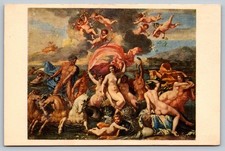 Vintage Collotype Postcard The Triumph of Neptune and Amphitrite by Poussin picture