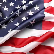 4 x 6 FT American Flag US USA National Double Sided Polyester Brass Grommets picture