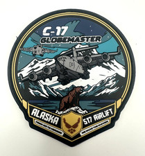USAF 517th AIRLIFT SQUADRON / C-17 GLOBEMASTER -HIGH QUALITY PVC PATCH picture