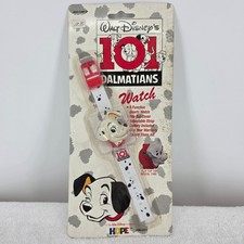 Vintage 1991 Disney 101 Dalmatians Watch Flip Top Digital Hope Industries 23212 picture