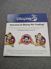 Disney Parks 2025 Celebrating 25 Years of Pin Trading Mickey Mouse Pin picture