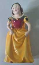 Vtg Ugo Zaccagnini WHITE SNOW Figure DISNEY Ceramic Italy 7.5