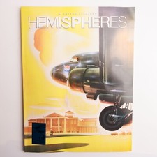 Vintage United Airlines Hemispheres Magazine 75th Anniversary Commemorative 2001 picture