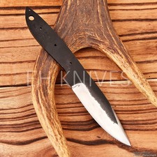 8'' Handmade Carbon Steel Hunting Knifemaking Sharp Skinner Blank Blade Knife picture