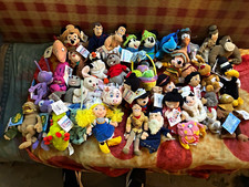 Disney Vintage Plush Lot - 38 Assorted. Bugs life. Mickey. It’s a small world. picture