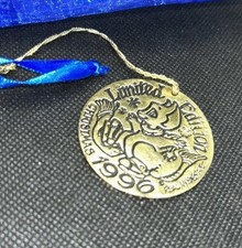 1996 Limited Edition Christmas Ornament POCKET DRAGONS Ice Skater picture
