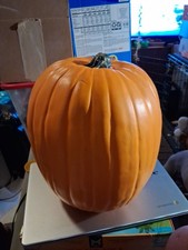 Funkins Carvable Pumpkin Halloween 13” Hobby Lobby 2015 Artificial Pumpkin picture