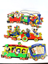 Vintage Disney Casey Jr Train Hanging Wall Plaque Decor Kids Room Nursery picture