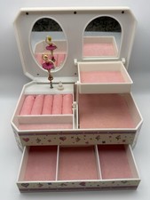 Vintage 1990’s Ballerina Music Jewelry Box ~Music And Ballerina Both Work~ picture