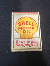 Shell Motor Oil Advertising Matchbook Ernest Stucke Jr Service Station Lomira WI picture