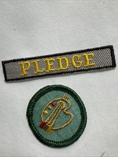Vintage Girl Scout 1955-1960  Art Merit And Pledge picture